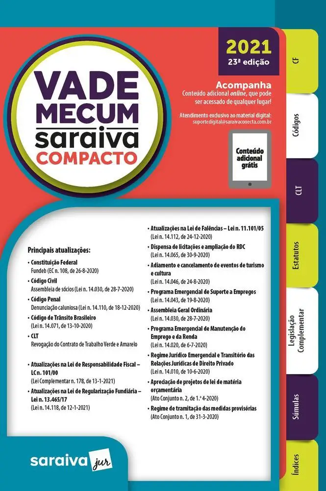 O que é o Vade Mecum Pequeno e por que ele é essencial para estudantes e profissionais de Direito?
