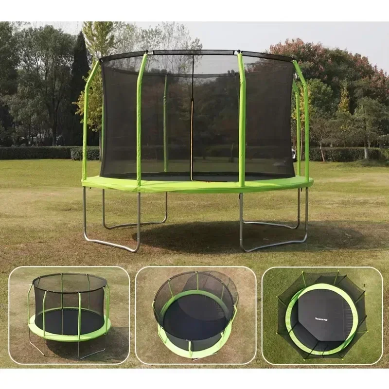 Outdoor Round Stable e Strong Trampolim para crianças e adultos, quadra de basquete, 18 pés, 16 pés, Big Spring, Fabricantes