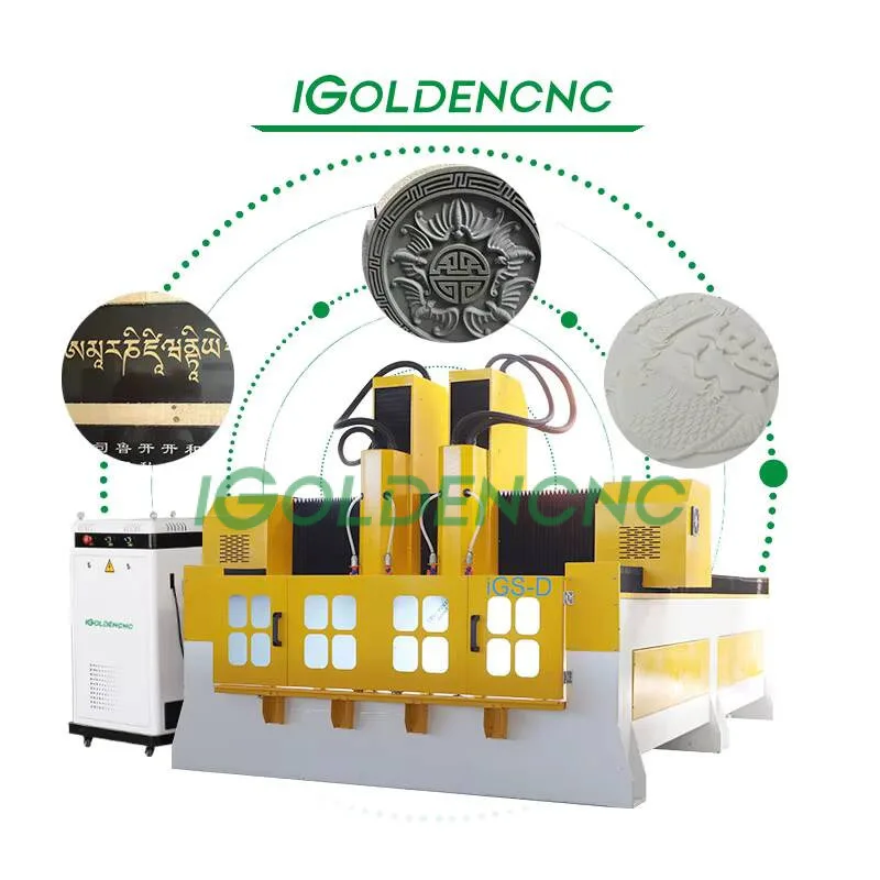 آلة نقش CNC ثلاثية الأبعاد للحجر والجرانيت