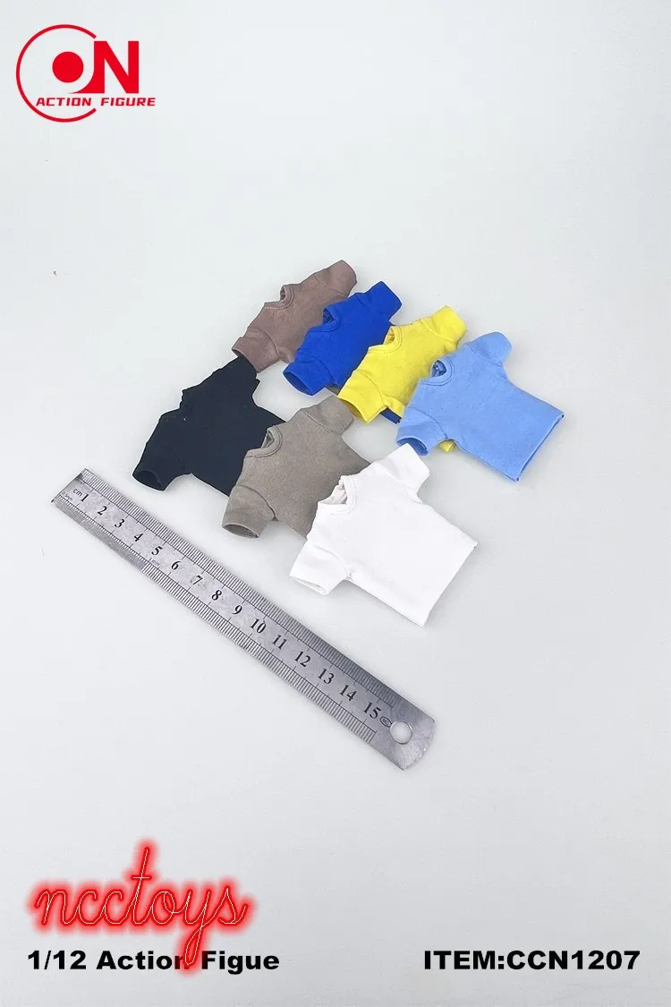 CCN1208 1/12 Lammdaunen-Jeansjacke, lässig, CCN1207, T-Shirt, CN1205, Hosen, Kleidung, Zubehör für 15,2 cm große männliche Soldat-Actionfigur-Körper