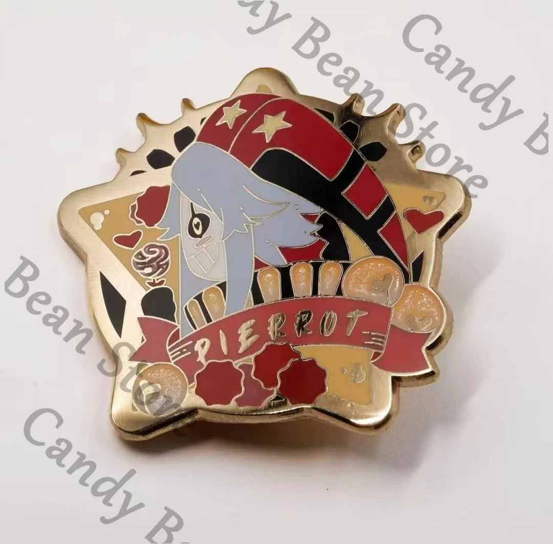 The Freak Circus Anime Pierrot Jester Cosplay Doujin Product Cartoon Metal Badge Brooch Emblem Breastpin Pin Pendant Xmas