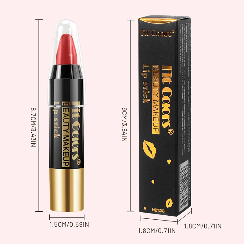 Moisturizing Crayon Lip Gloss Stick Velvet Long Lasting Non Stick Cup Lip Balm Jelly Tint Waterproof Lipstick Liner Pen Makeup