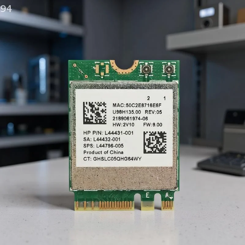 

M2 Wifi Card Set with 2.4Ghz Bluetooth-Compatible - Dual Band, IPX Connector, RTL8822CE, 802.11ac 1200Mbps