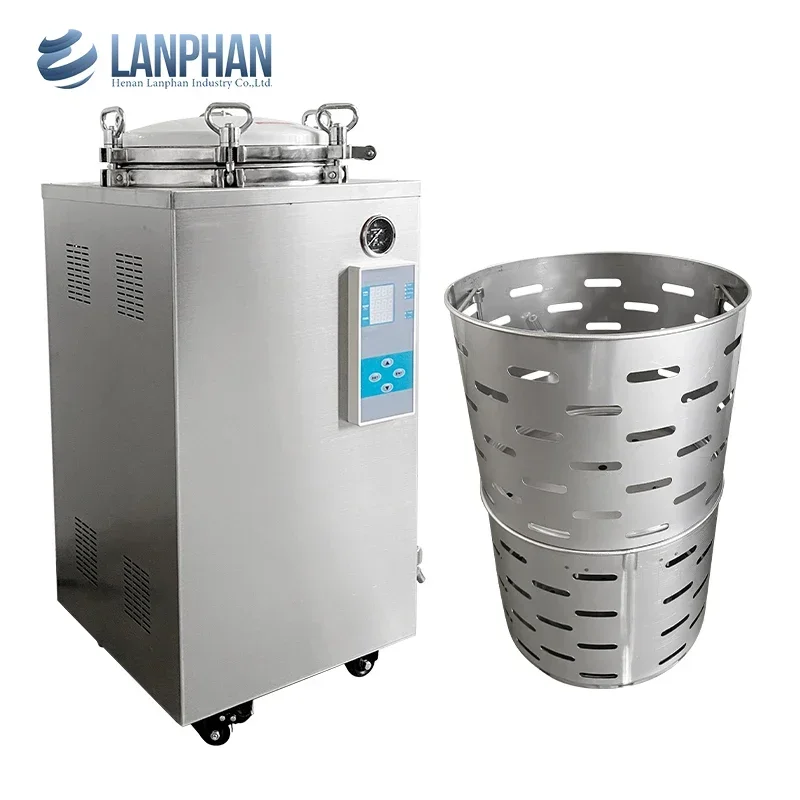 Lanphan 150 Liter Vertical High Pressure Steam Autoclave For Salon Clinic Hospital US Stock