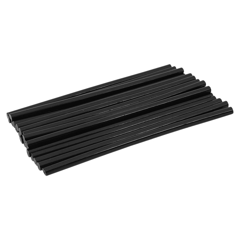 DIY Tools Accessories Repair 20 Pcs 200Mm Black Hot Melt Glue Sticks 7Mm