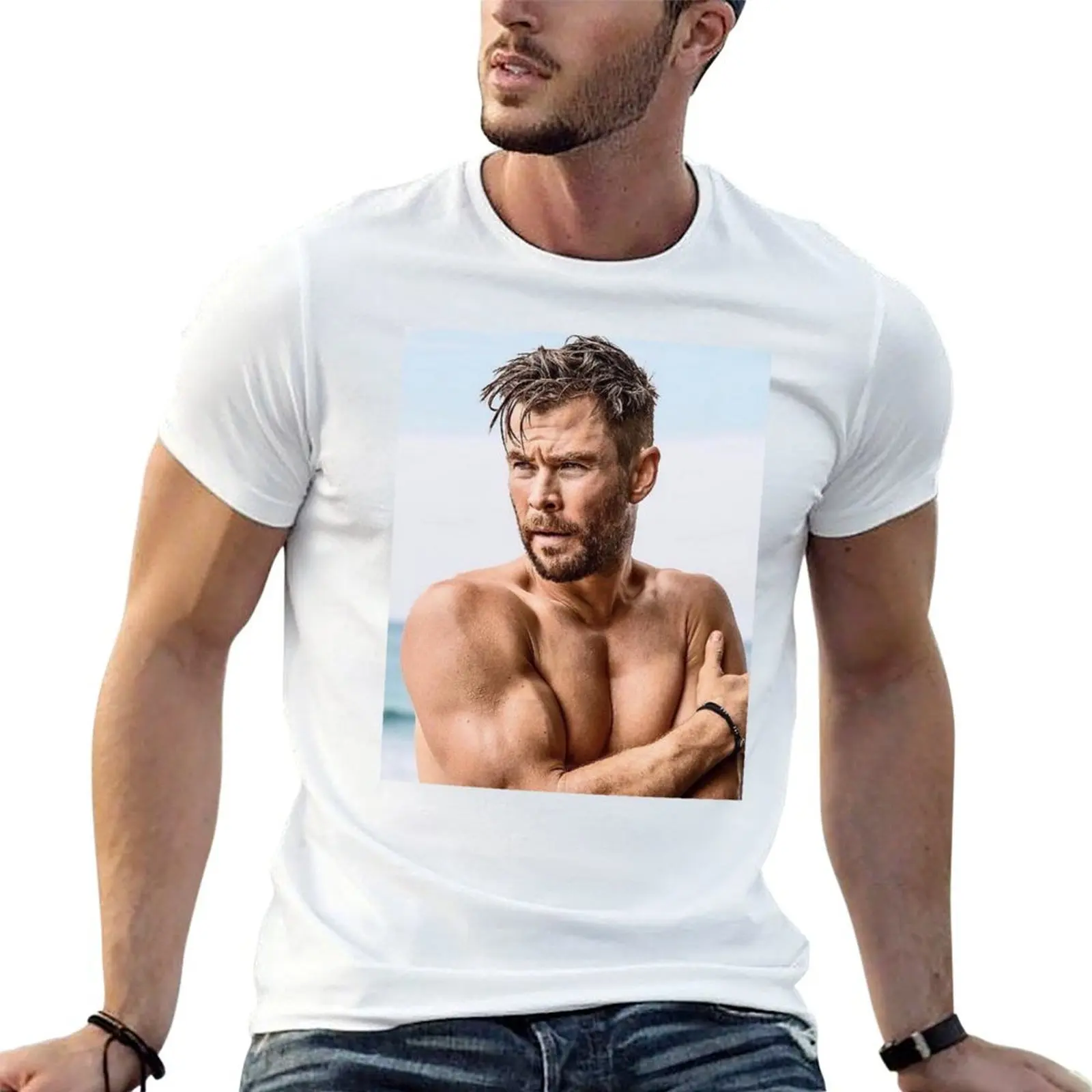 

Chris Hemsworth T-Shirt anime t shirts for man t shirts for man cotton t shirt man designer T-Shirt