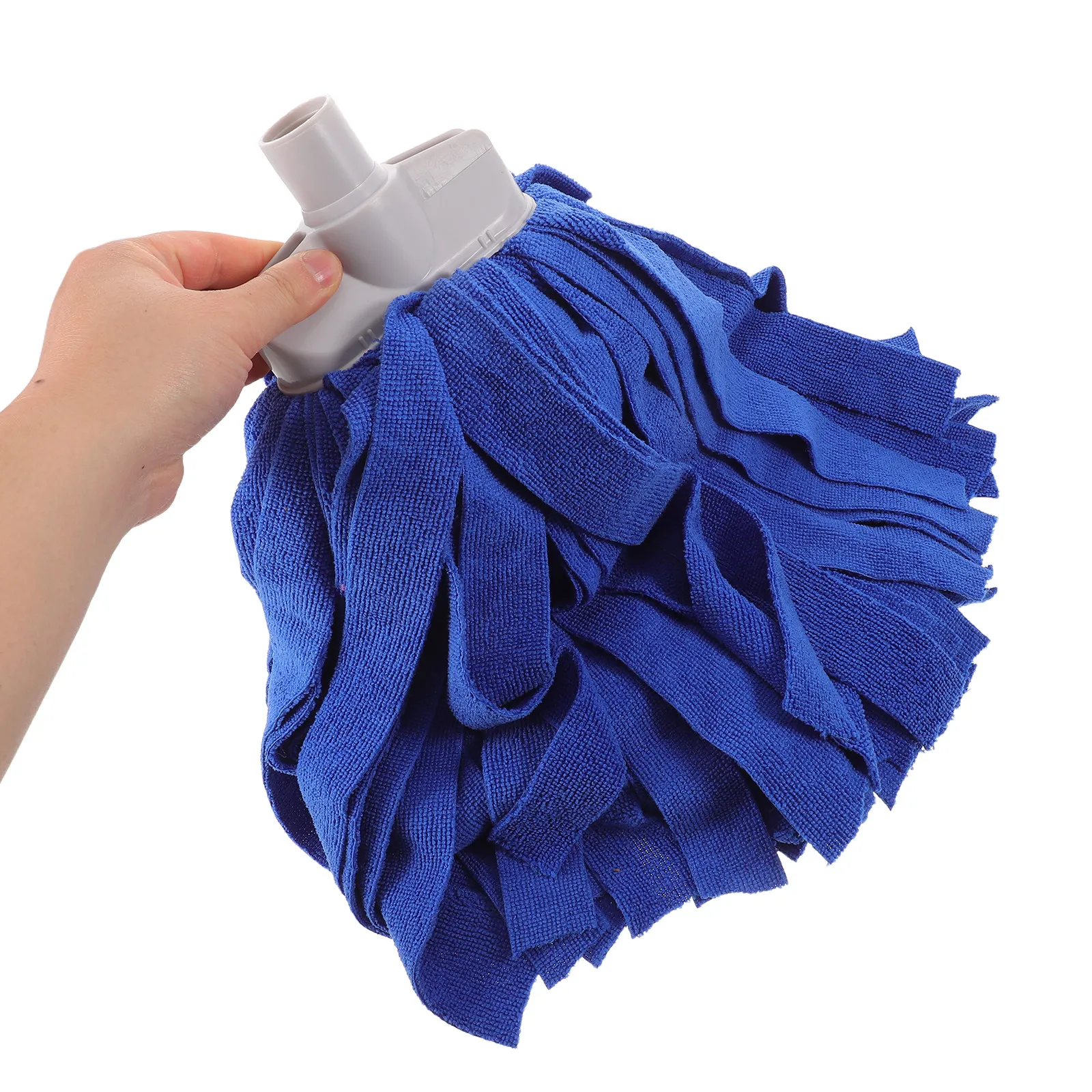 2Pcs Mop Head Replacement Loop End String Microfiber Cloth Thick Soft Absorbent Mop Head Refills for Kitchen Bathroom Floor