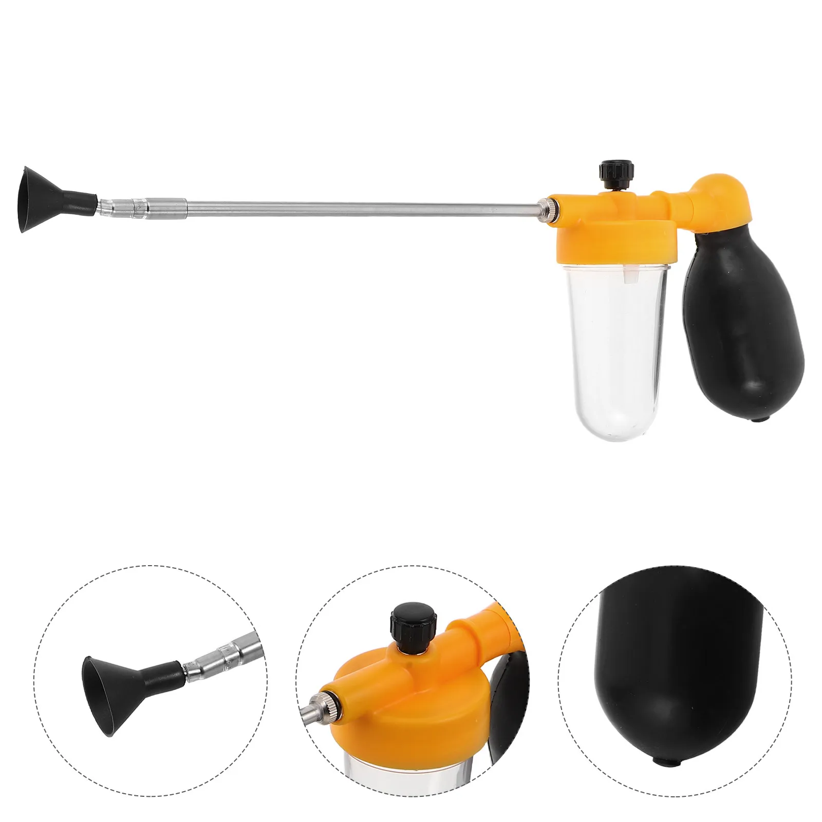 Plastic Spray Bottle Watering Garden Sprayer Halloween Christmas Diatomaceous Earth Duster Empty Spray Bottle Telescopic