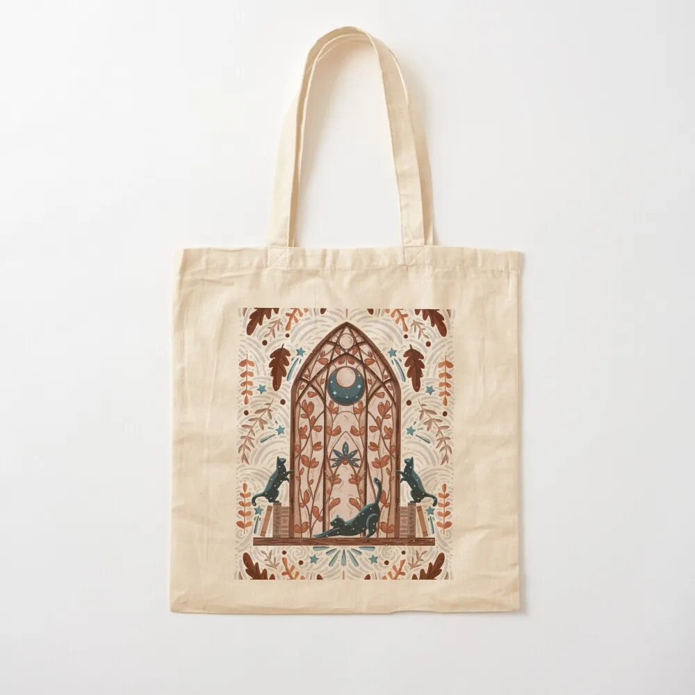 Inktober 2022 - Window Tote Bag Portable shopping bag foldable reusable bag shopper women canvas