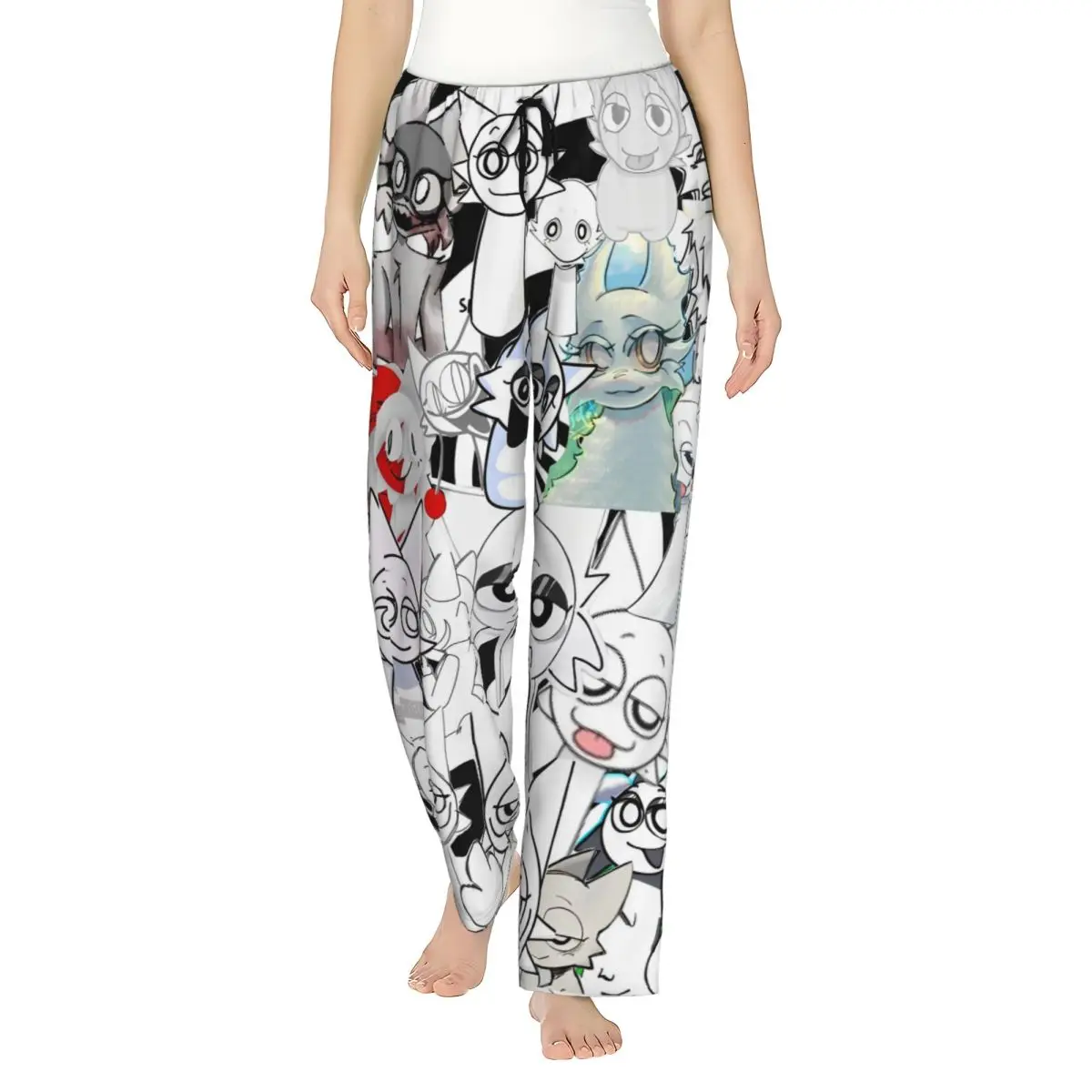Women's Pyjama Pants Sprunki Wenda Lounge Pants Comfy Beats Game Sleepwear