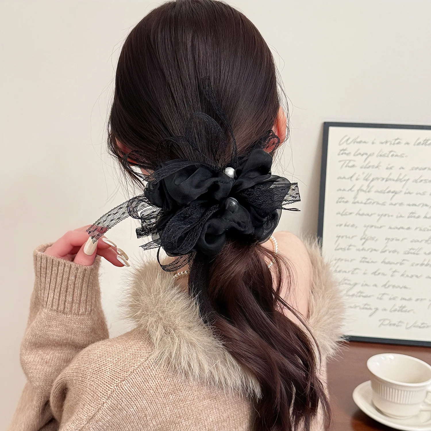 

Хит продаж: Эластичные резинки для волос в стиле балеткор из сетчатой органзы для женщин, для низкого хвоста и пучка во французском стиле