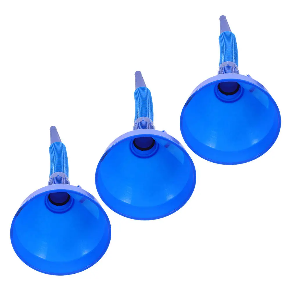 

3 Pcs Funnel Flexible Funnels for Automotive Use Engine Oil Change Filter Removal