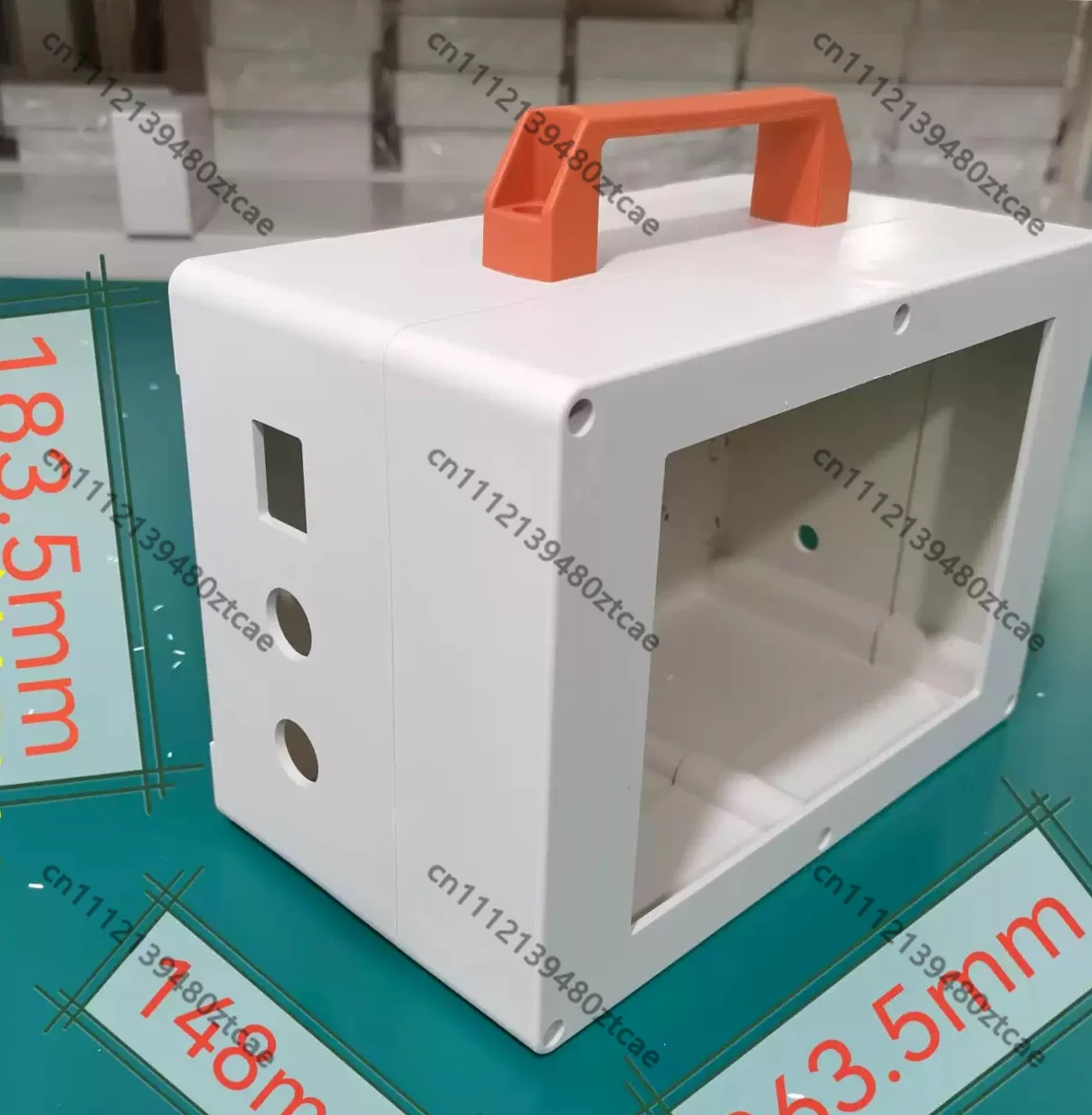 7 Inch Touch Screen Plastic Installation Box PLC All-in-One HMI Control Case For DIY Automation Development