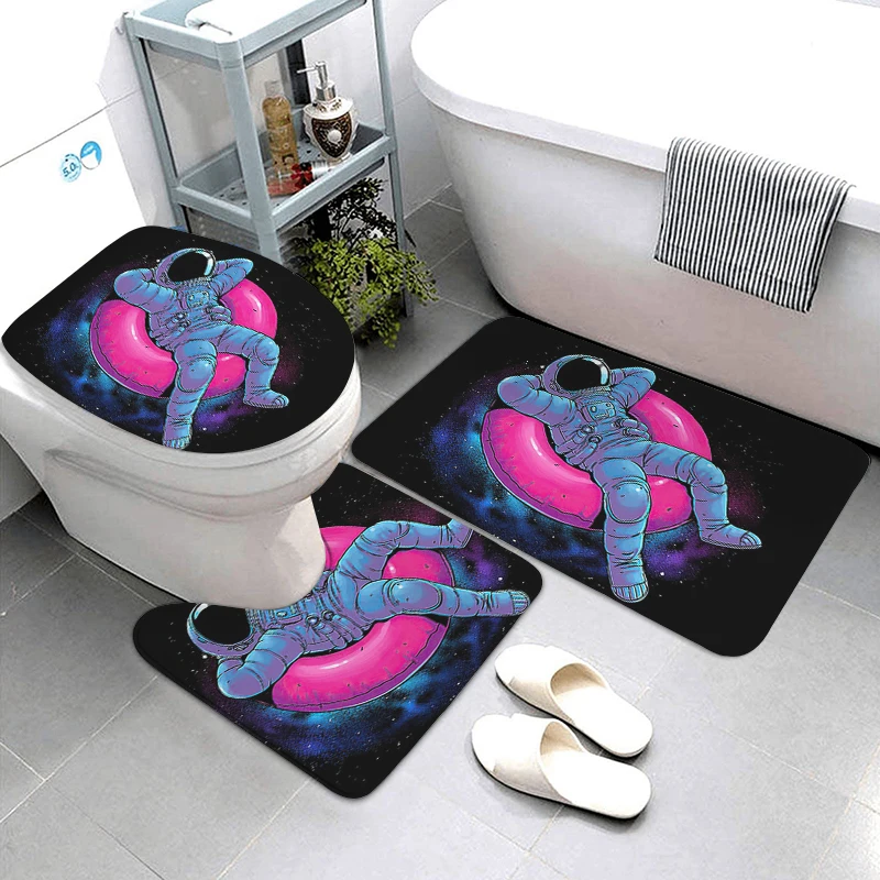 Bath Mat Bathroom Small Rug Shower Mat Decorative Absorbent Foot Mat Merry Christmas Kitchen Mat Bedroom mat Bathtub toilet rug