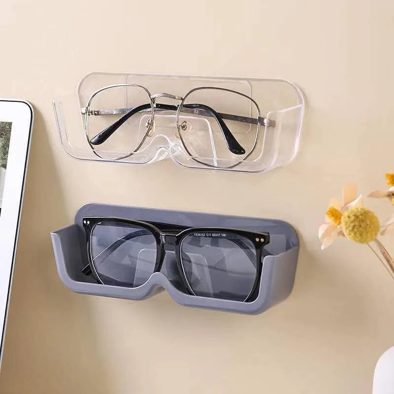 1Pc Wall Mounted Glasses Storage Box Punch-Free For Myopia And Sun Wall Display High-End Sunglasses Storage Rack