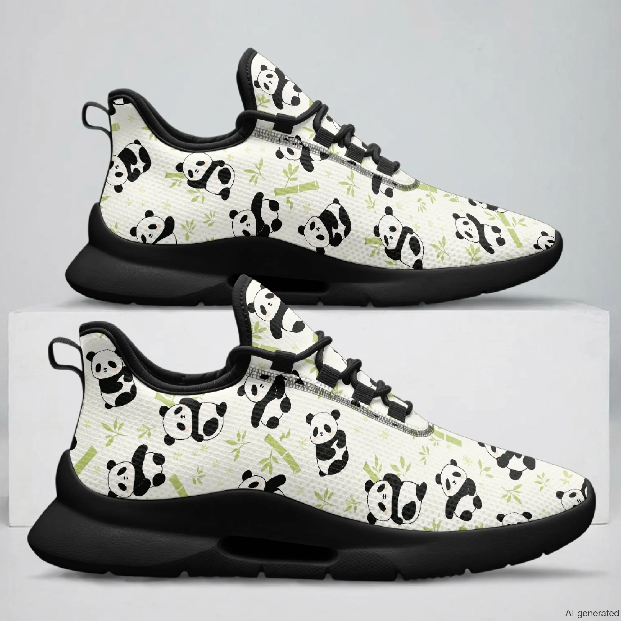 XIXIRIMIDO Tenis Feminino Lace-up Casual Shoes Nurse Sneakers Panda Pattern Man Shoes Women's Sneakers and Casual Shoes 35-48