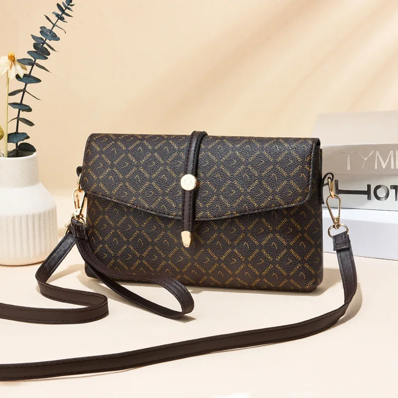 

Printed Stone Pattern, Simple And Stylish, Large Capacity Single Shoulder Diagonal Cross Small Square Bag crossbody bags