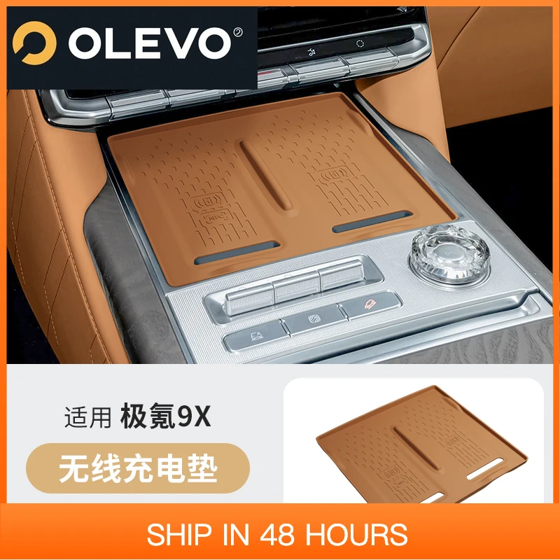 

New For Zeekr 9X Wireless charging silicone pad central control anti slip storage pad interior accessories modified products