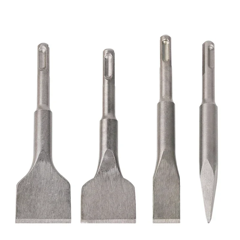SDS PLUS Shank Electric Hammer Masonry Point Groove Flat Chisel Tools Wall Rock Drill Bit For Tile Cement Concrete Brick Stone