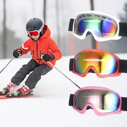 Children Anti-Fog Snowboard Goggles Snow Sports Goggles windproof sports ski HD glasses snow goggles Outdoor ski accessories