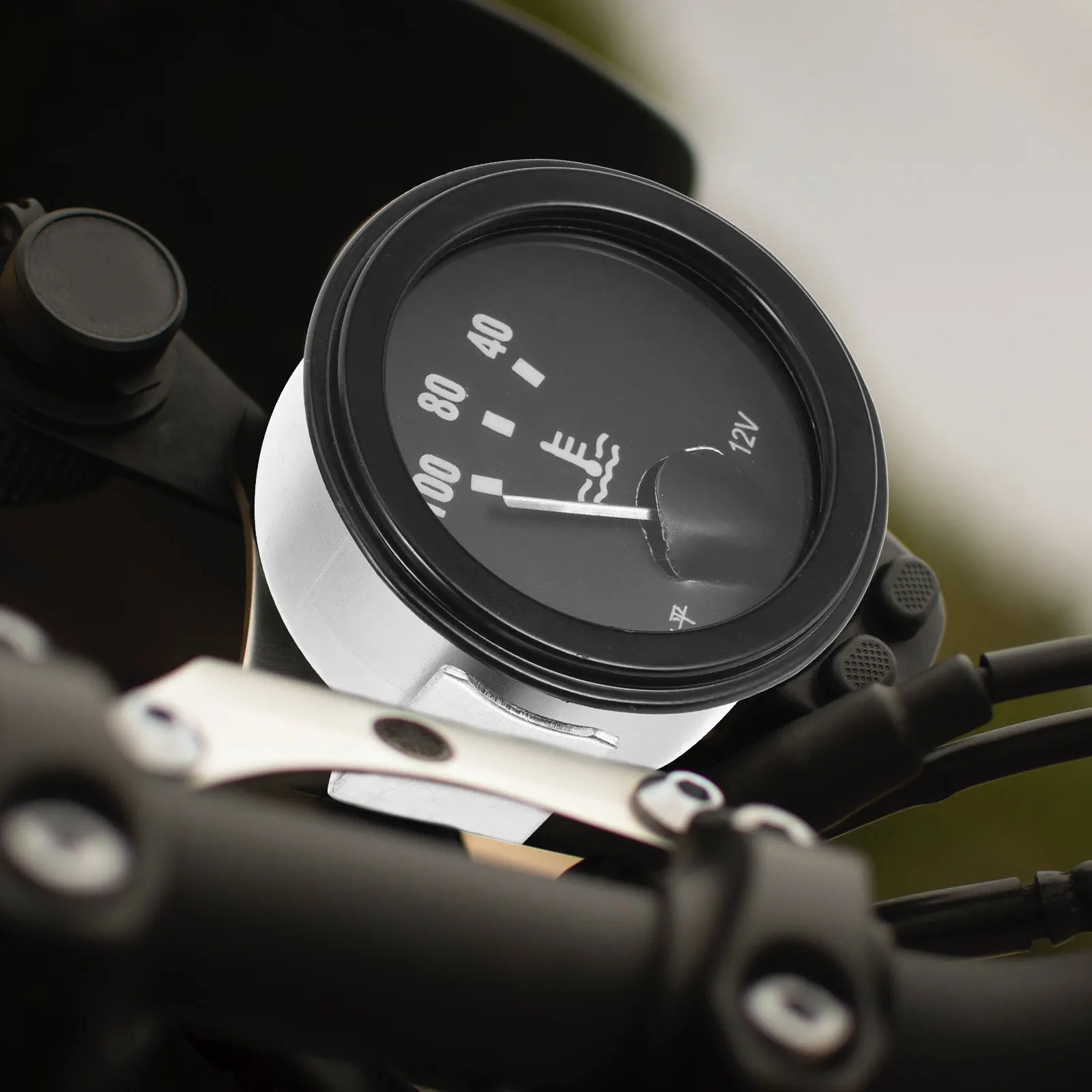 

Water Temperature Gauge Clear Display Universal Fit for Car Motorcycle Modified Vehicles Easy Install Durable Mechanical