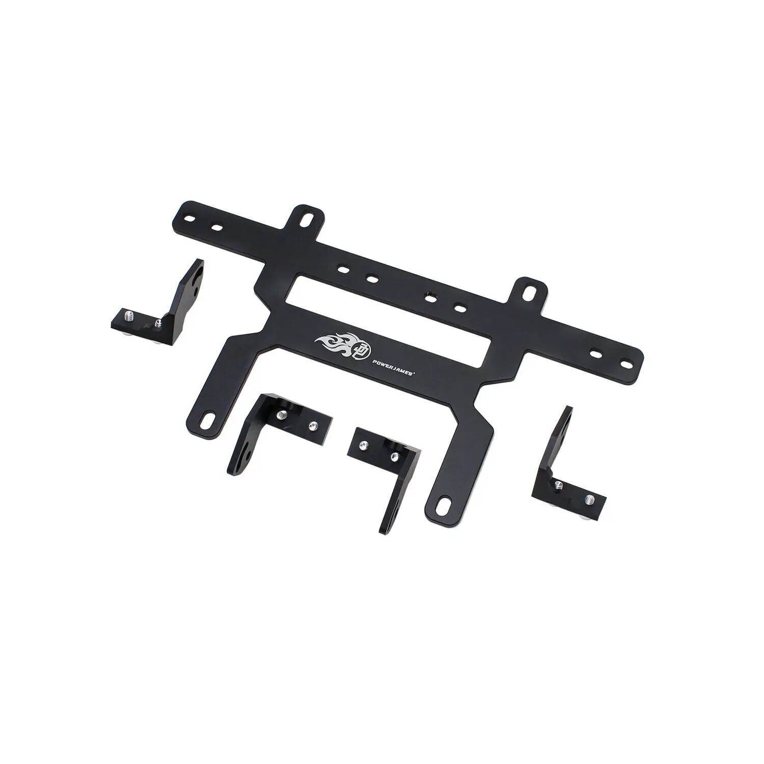 LED Headlight Lamp Bracket For Harley Road Glide FLTRX W/ BAJA LP6 Lighting 2015-2023 view 3
