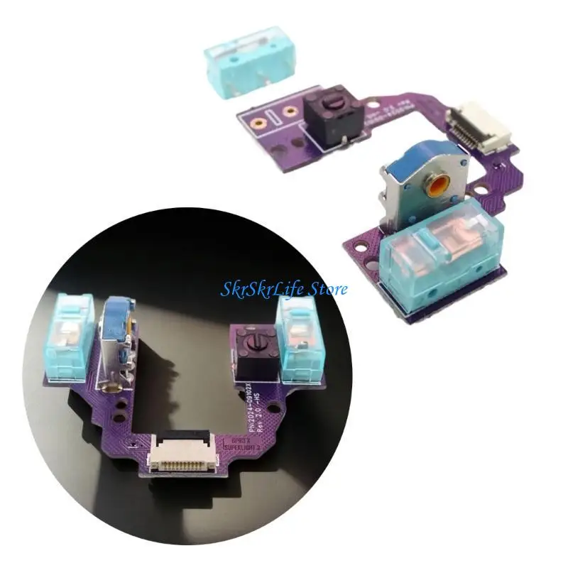 

E65E Repair Part Mouse Microswitch Bood Board Board Materboards для GPROX Superlight2