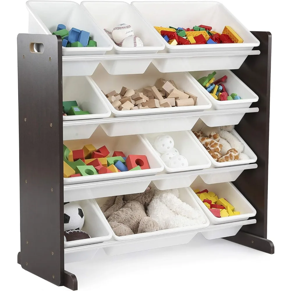 

Modern Toy Organizer with 12 Bins， Storage Organizer， Storage Box