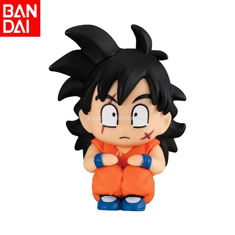 Bandai's Dragon Ball Gacha Is Waiting for The Seated Sun Wukong and Vegeta Mini Figure Ornaments for Desktop Decoration in Stock