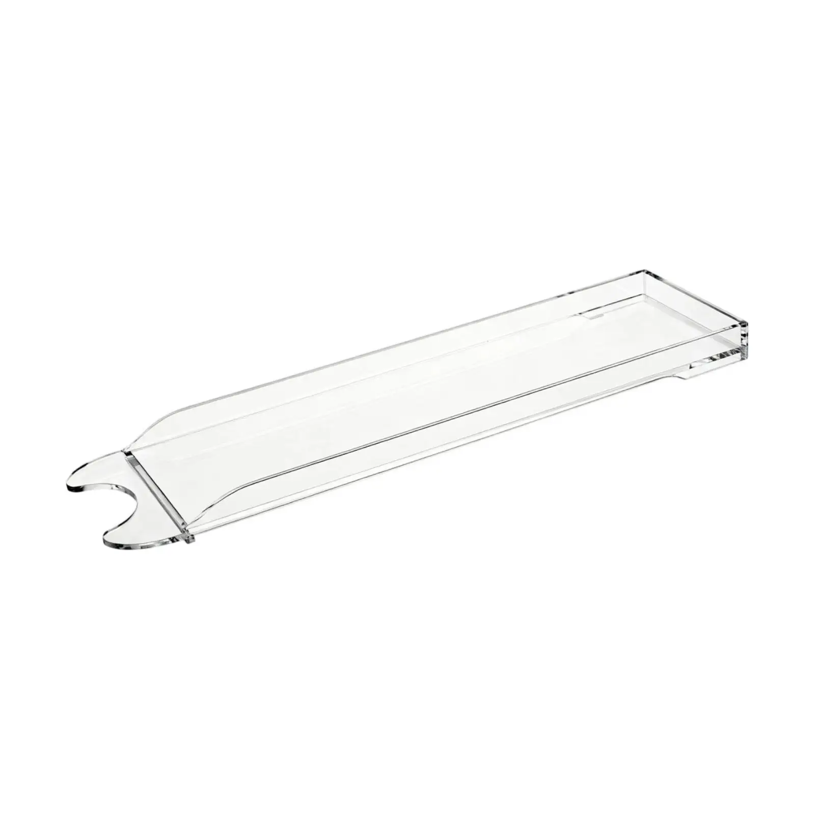 Toaster Tray Acrylic Clear Easy to Clean Heat Resistant Holder Crumb Tray Base Stand for Shelf Kitchen Desktop Countertop Office