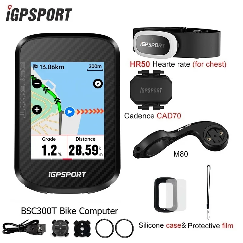 iGPSPORT BSC300T Bike GPS Computer Cycling Wireless Speedmeter