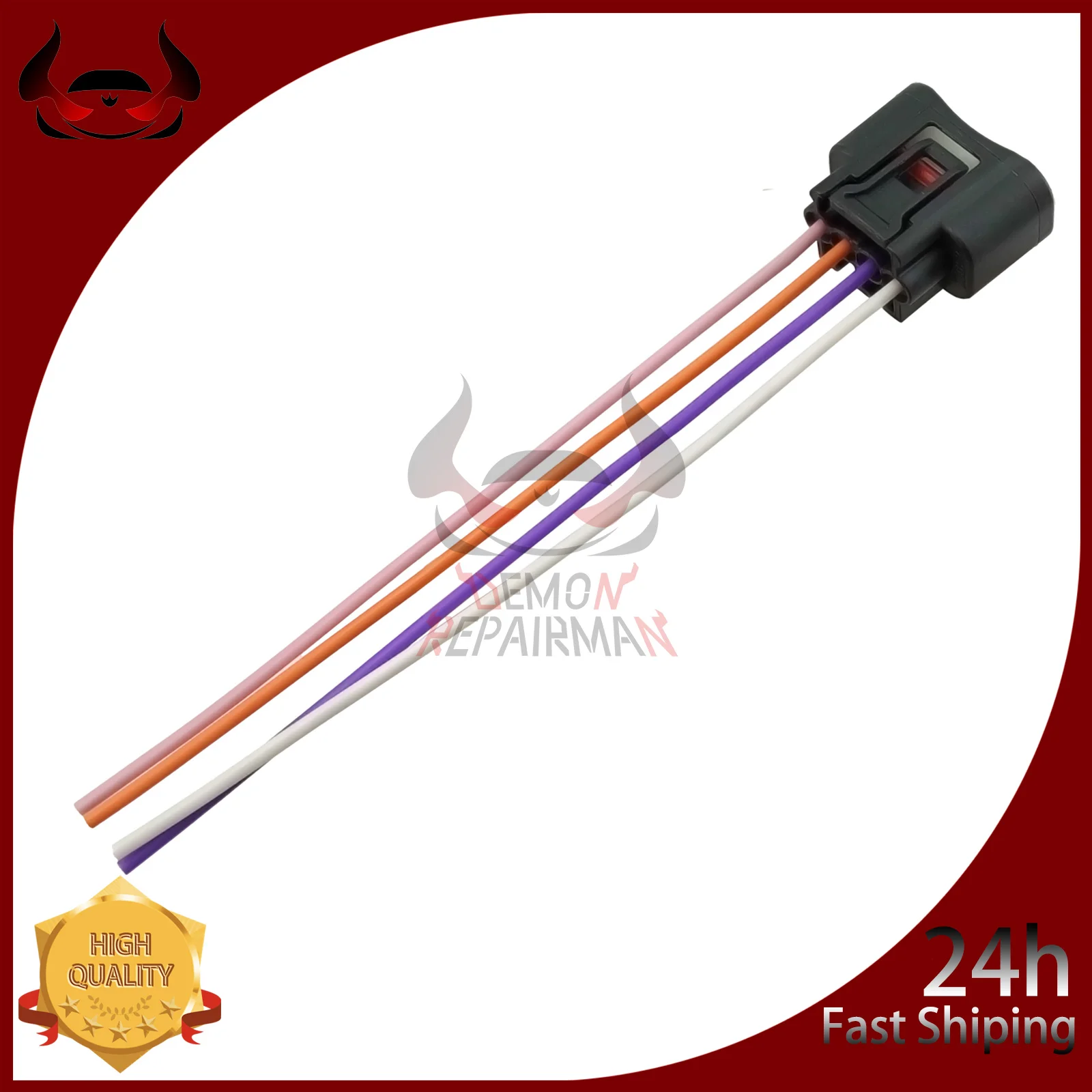 90980-11885 4-Pin Ignition Coil Connector Female Plug Compatible with Toyota Camry Corolla Scion 90919-02240