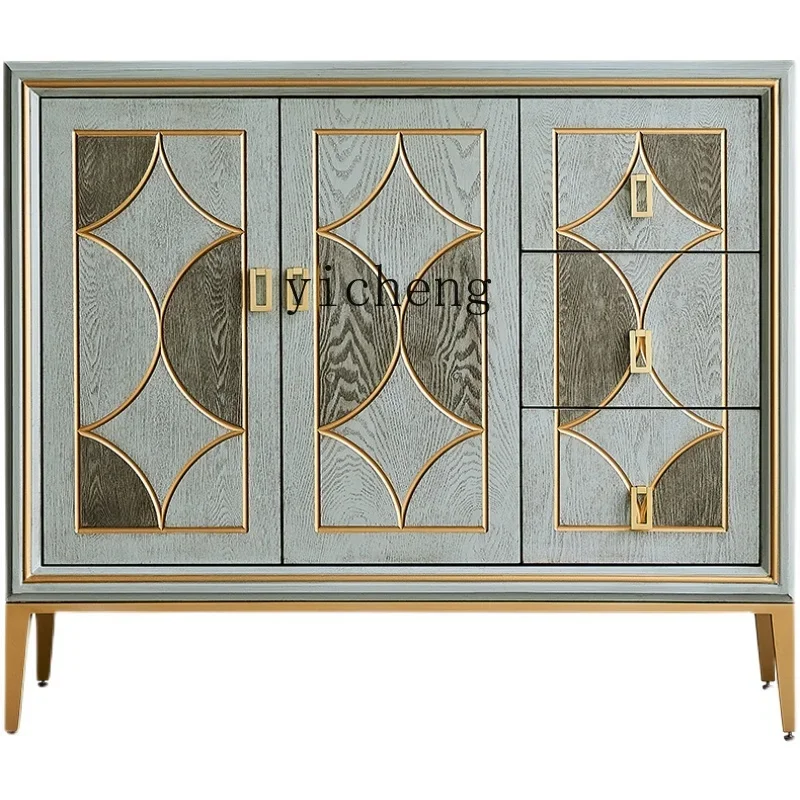living room dining side cabinet modern simple light luxury tea cabinet storage kitchen bowl multi-functional storage cabinet