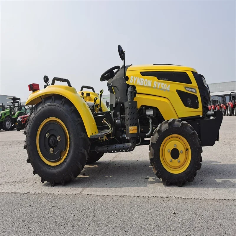 Four Wheeled Tractors  Agricultural Equipment  Farm Construction Machinery  4x4 Mini Tractors