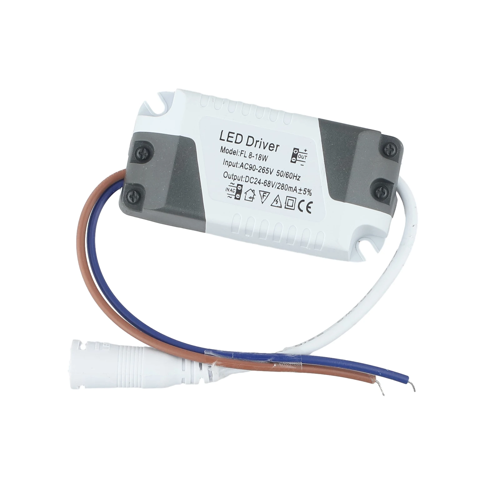 

90-265 В 8-18 Вт/8-24 Вт светодиодный драйвер потолочное освещение трансформаторная панель для потолочного светильника источник питания осветительные аксессуары