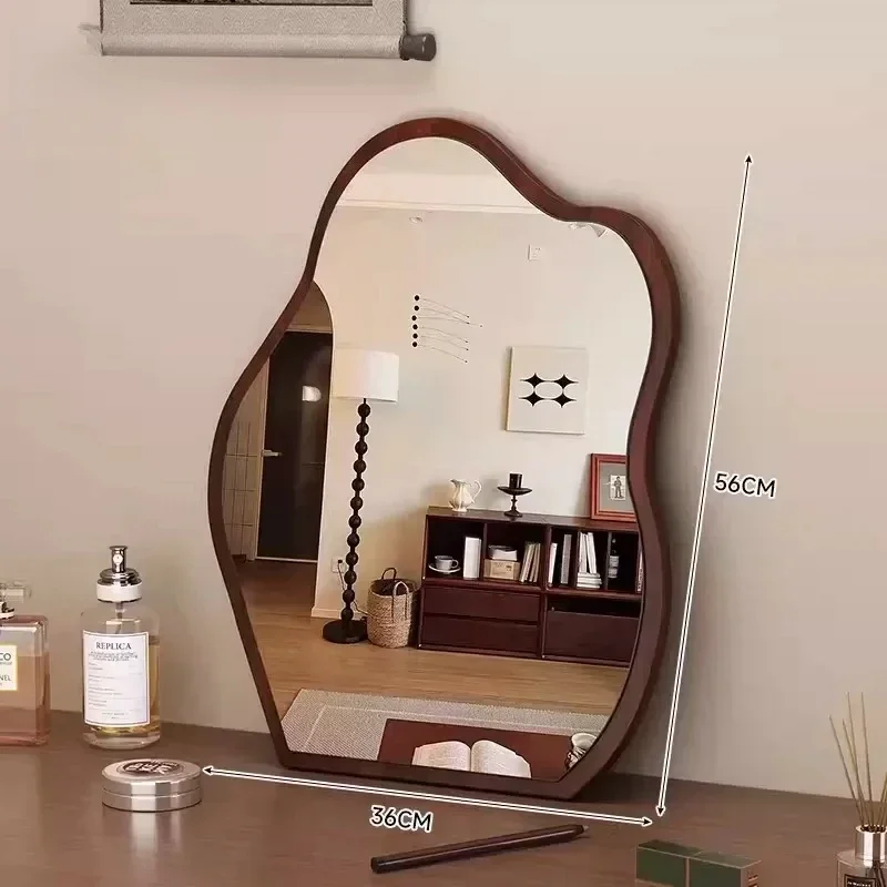 Apartment Irregular Mirrors Desk Entryway Little Antique Mirrors Vanity Barber Espejo De Bolsillo Home Decorations Item
