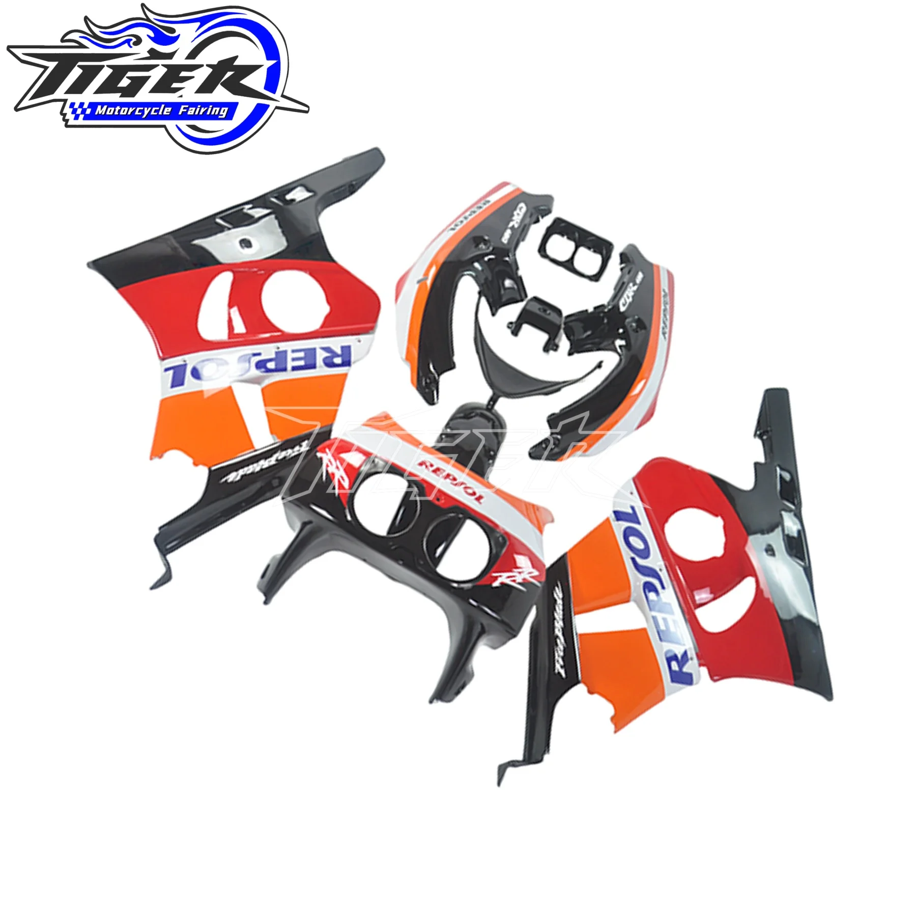 Fit For Honda CBR400RR NC29 1990 - 1999 Motorcycle Fairing Bodywork Kit Panel Set 90 91 3
