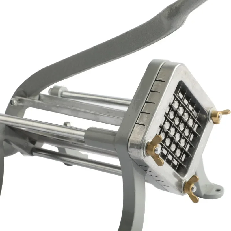 Machine for cutting onions, cucumbers, diced pieces, and chips