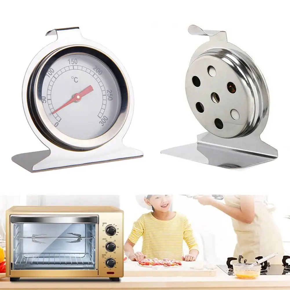 300 ° เทอร์โมมิเตอร์วัดอุณหภูมิเตาอบสแตนเลส C สำหรับใช้ในครัวเรือน วัดอุณหภูมิอาหารอบ อุปกรณ์ครัว บาร์บีคิว อาหารร้อน น้ำมันร้อน อุปกรณ์ครัว