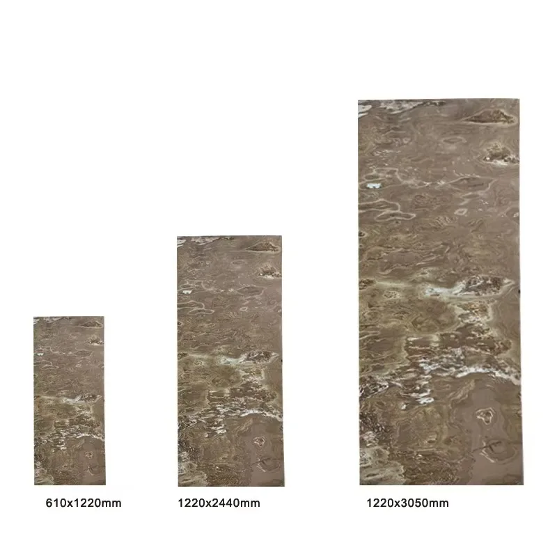 Modern natural marble artificial agate board large translucent backlit stone panel quartz kitchen countertop kitchen warehouse