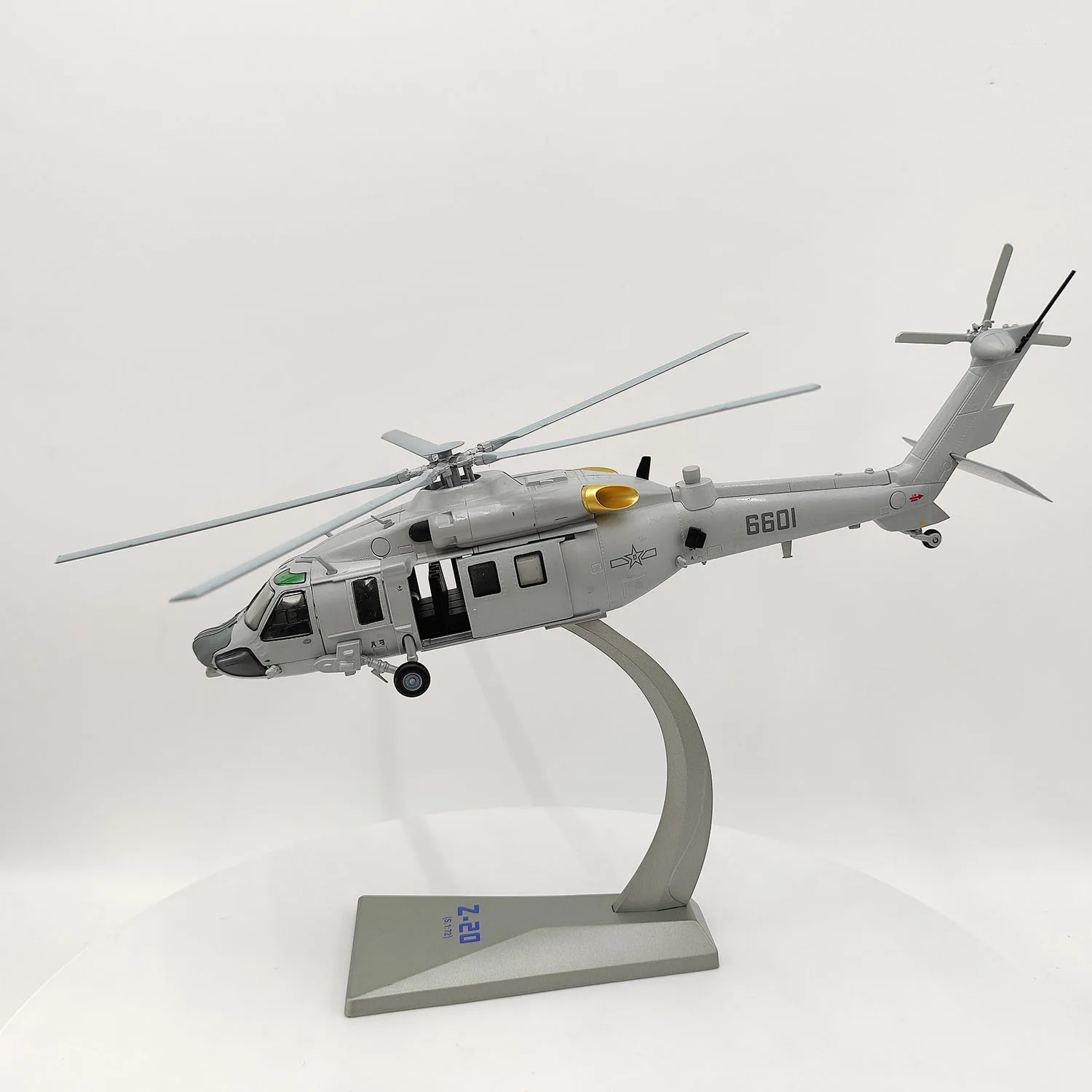 دييكاست AF1 1/72 مقياس الصين Z-20 هليكوبتر العسكرية سبيكة نموذج طائرة المقتنيات تذكارية لعبة كلاسيكية هدية الحنين