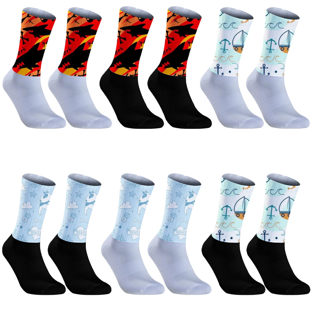 Mountain Bike Dress Socks Men Women Warm Fashion Cycling Bicycle Cyclist Crew Socks