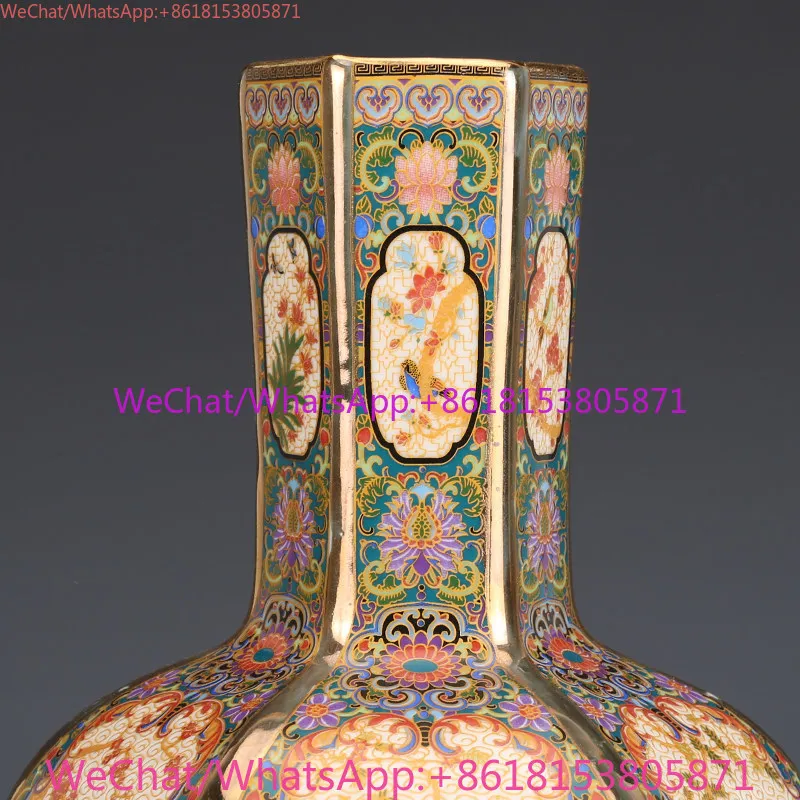 Antique porcelain living room ornaments, ceramic vases, enamel porcelain