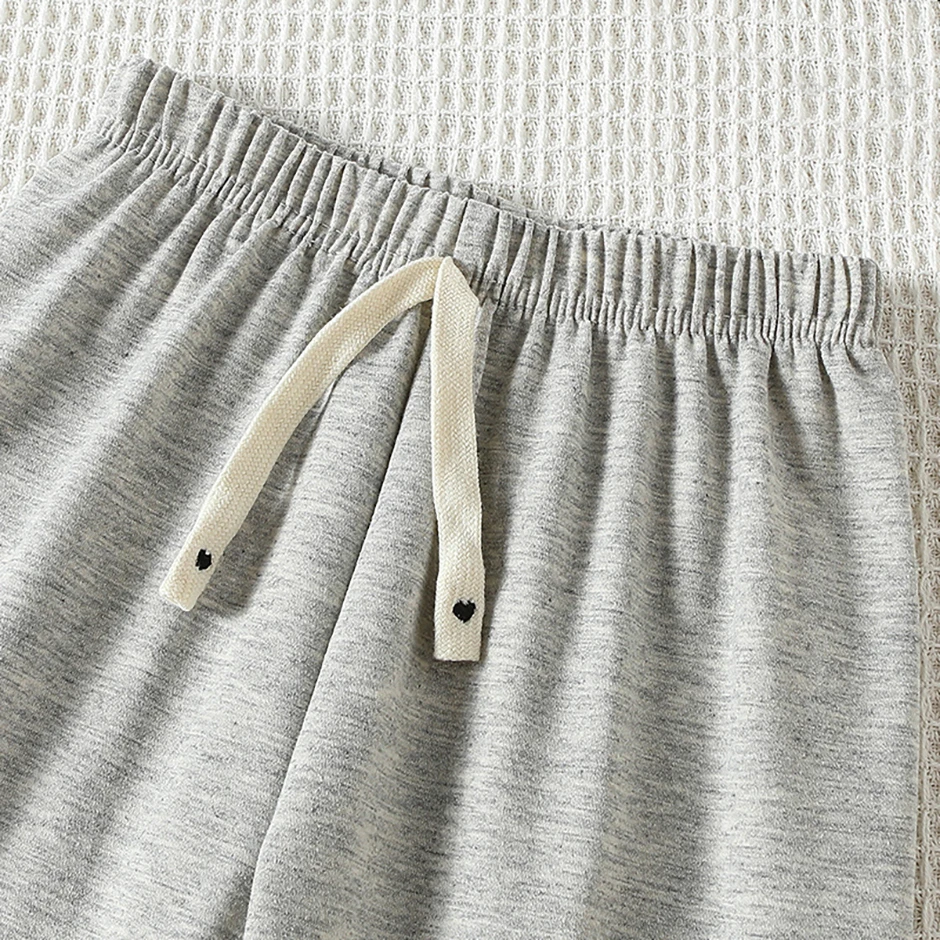 Herbst- und Winter-Kinderhose mit Kordelzug, dekorative Jogginghose für Jungen und Mädchen, Sporthose mit elastischem Bund, lässige Outdoor-Hose – Detail 11