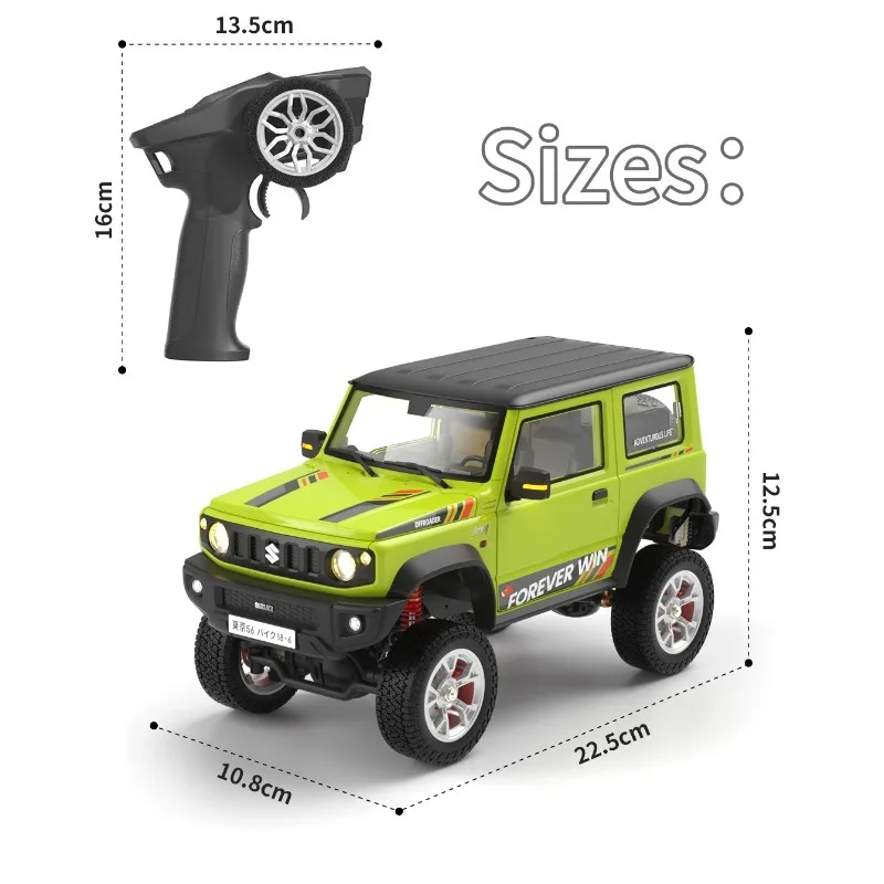 HG4-210 1:16  RC Off Road Car Full Scale 4WD With LED Lights Horn Smoke Effect For Outdoor Hobbyists