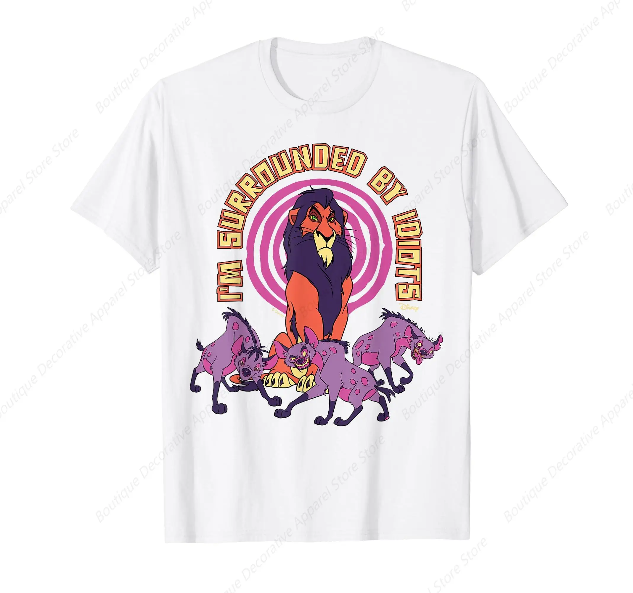 

The Lion King - Scar I'm Surrounded By Idiots Hyenas T-Shirt