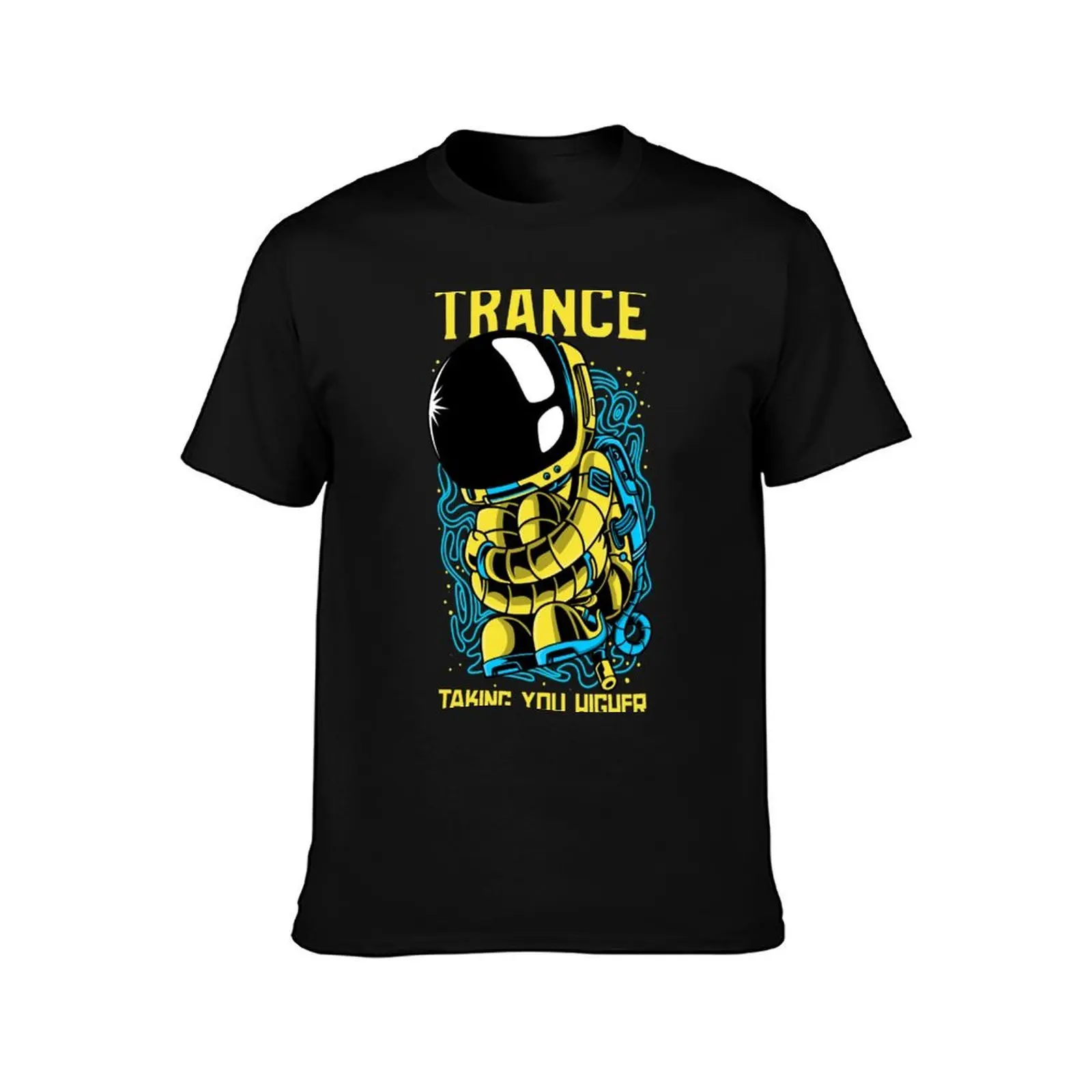 Trance Taking you Higher - Trance Music T-Shirt, Summer Casual Cotton Tee, Oversized Streetwear Tops, Vintage Graphic Print