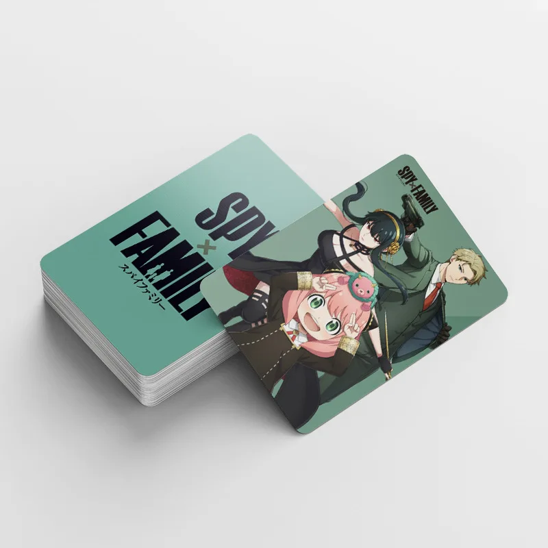 SPY×FAMILY Japanese Anime Lomo Card 60PC Card 36PC Stickers Games Postcards Fans Collection Gift Toy