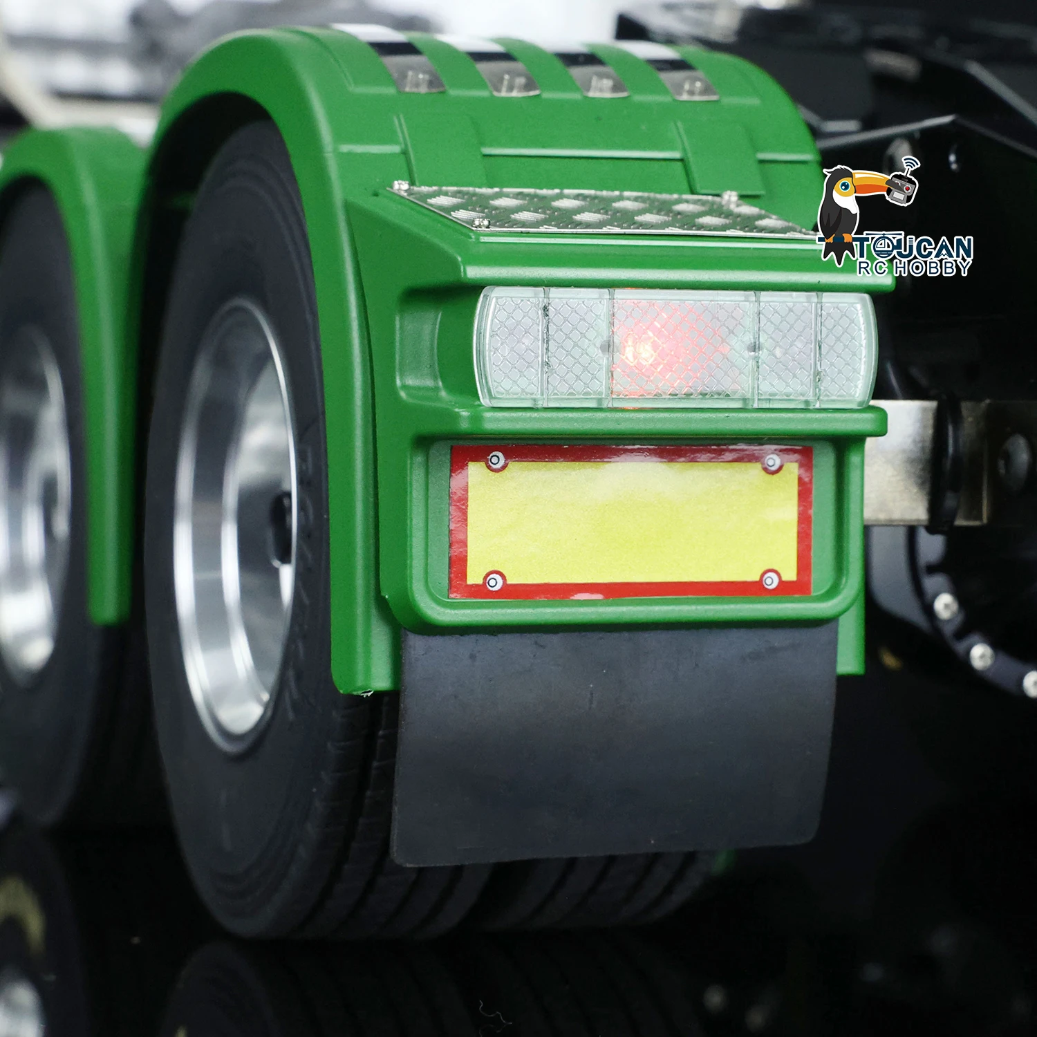 

1/14 TOUCAN DIY RC Tractor Truck With Light Sound Smoke Vehicle Machine for Toys LESU Metal Chassis 6x6 Remote Control Cars