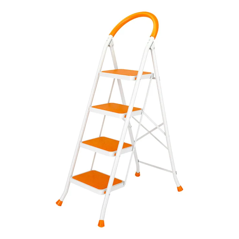 Factory Direct 2026 2023 new household ladder widened large pedal folding ladder indoor multi-function herringbone ladder